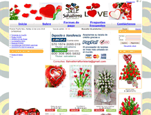 Tablet Screenshot of floreriasalvatierra.com